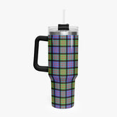 MacDonald Ancient Tartan Crest 40 oz Insulated Tumbler with Handle